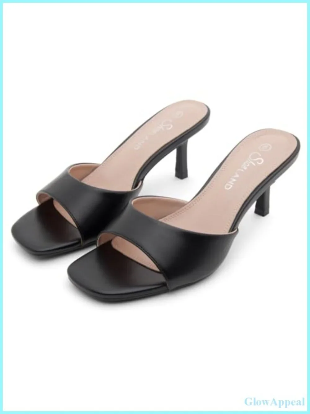 Women's Dressy Heeled Slides Mules Kitten Heels Stiletto Open Toe Slip-On